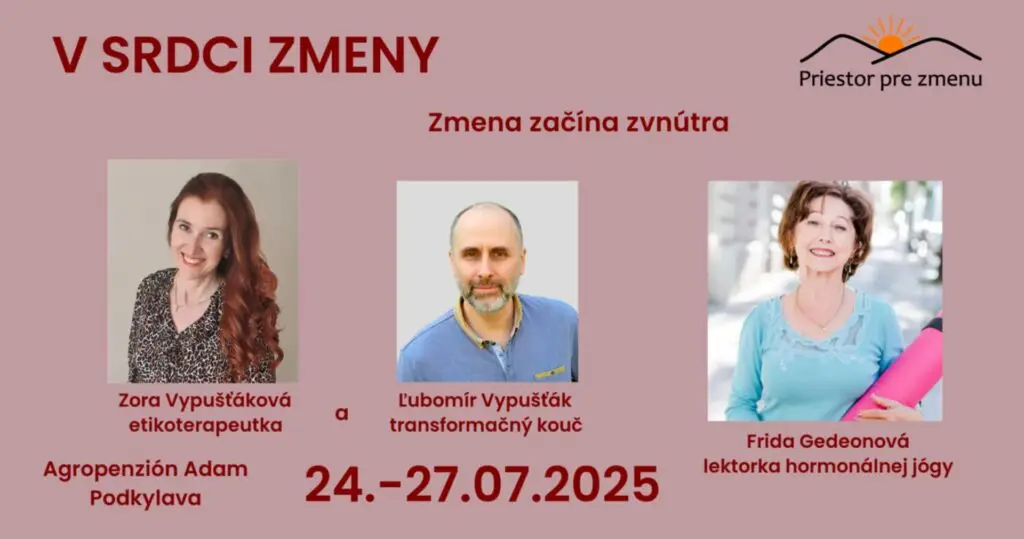 V SRDCI ZMENY - workshop osobného rozvoja