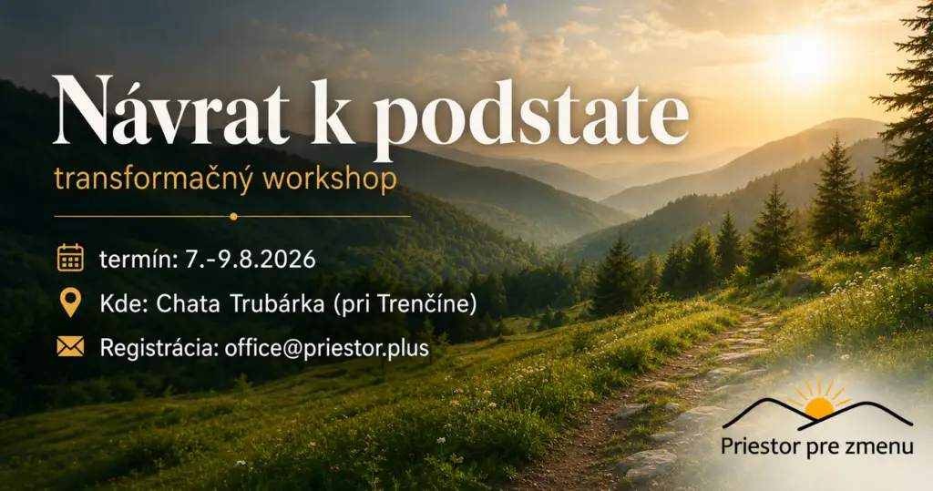 Názov Návrat k podstate vyjadruje cestu späť k tomu, kým sme boli ešte predtým, ako sme sa začali prispôsobovať, chrániť, porovnávať, dokazovať svoju hodnotu alebo sa stotožňovať so svojím egom. Naša pôvodná podstata nie je vytvorená z tlaku, strachu, výkonu ani potreby mať pravdu. Je prirodzene spojená s dôverou, úctou, úprimnosťou, láskavosťou a ohľaduplnosťou. Je to miesto v nás, z ktorého dokážeme vnímať seba aj druhých pravdivejšie, pokojnejšie a s väčším porozumením.