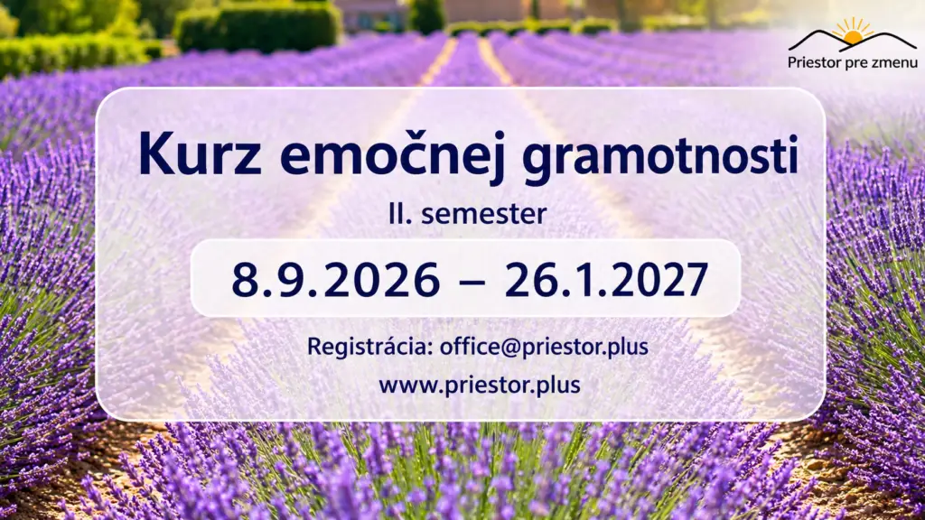Kurz emočnej gramotnosti II. semester – špeciálne pre pokročilých účastníkov, absolventov I. semestra