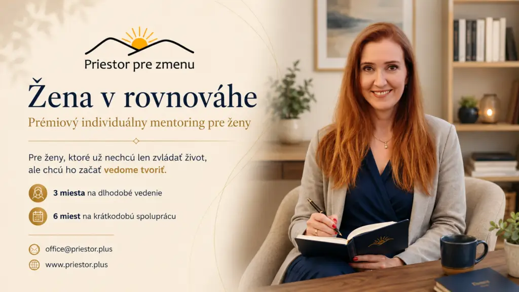 Žena v rovnováhe je prémiový individuálny mentoring pre ženy, ktoré už nechcú riešiť svoj život po častiach.