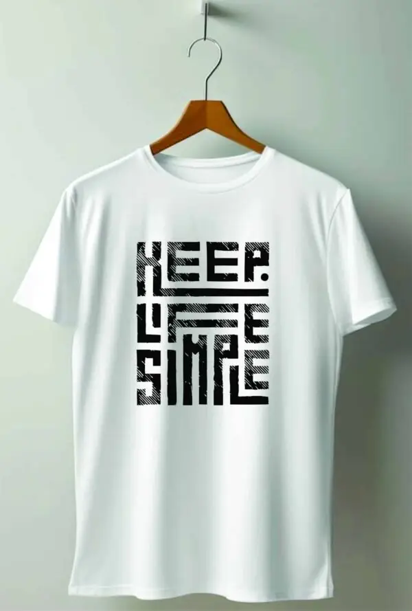 Keep Life Simple T-Shirt | Printed in Birmingham