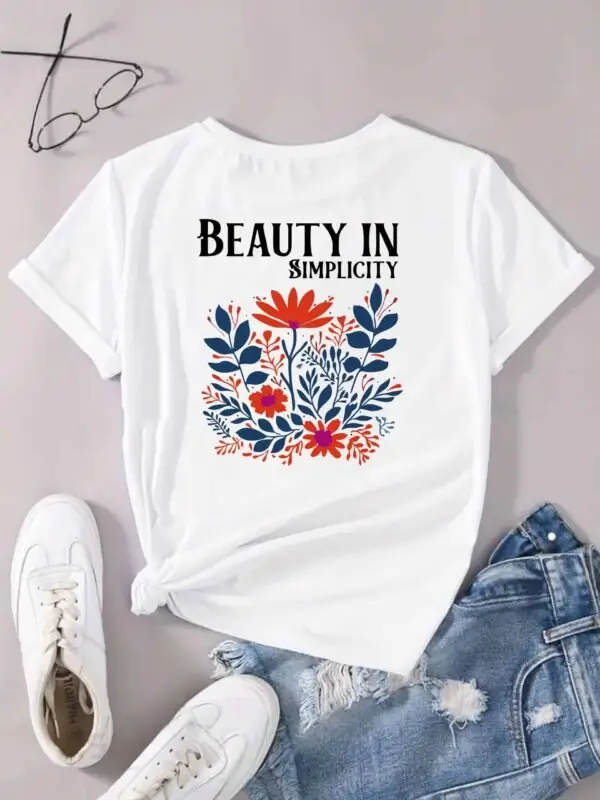Vintage Floral T-Shirt | Printed in Birmingham