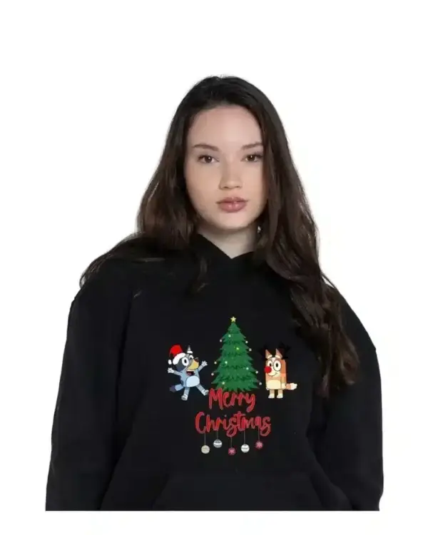 Merry Christmas Bluey Hoodie