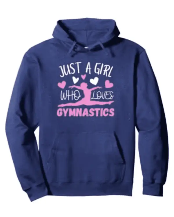 Funny Gymnastics Girls' Pullover Hoodie