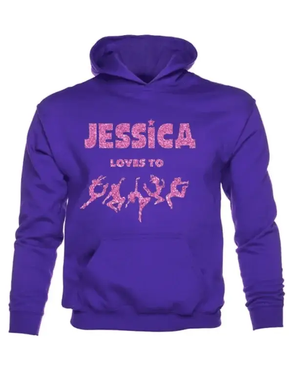 Name Personalised Girls Hoodie