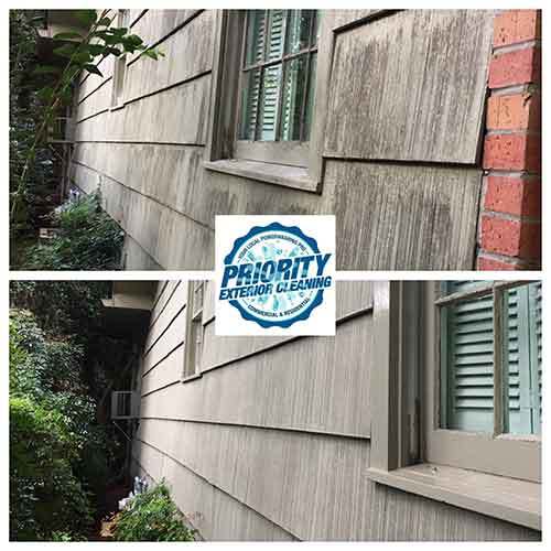 Image: Priority Exterior Cleaning, LLC. Residential Exterior Surface Cleaning to Remove Mold & Mildew - Home Pressure Washing Jackson MS - House Wash Experts