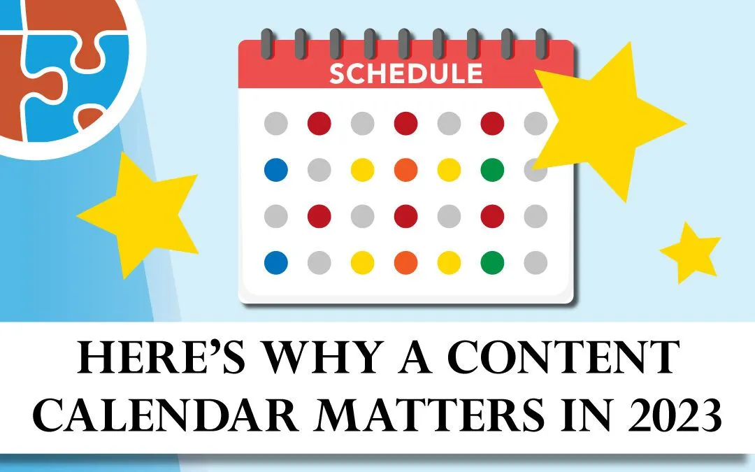 Here's why a content calendar matters in 2019. A content calendar helps businesses plan and organize their content marketing strategy. With a content calendar, businesses can schedule their blog posts, social media updates