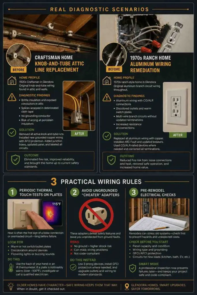 5 Dangerous Signs of Outdated Electrical Wiring in Older Glendora Homes 7