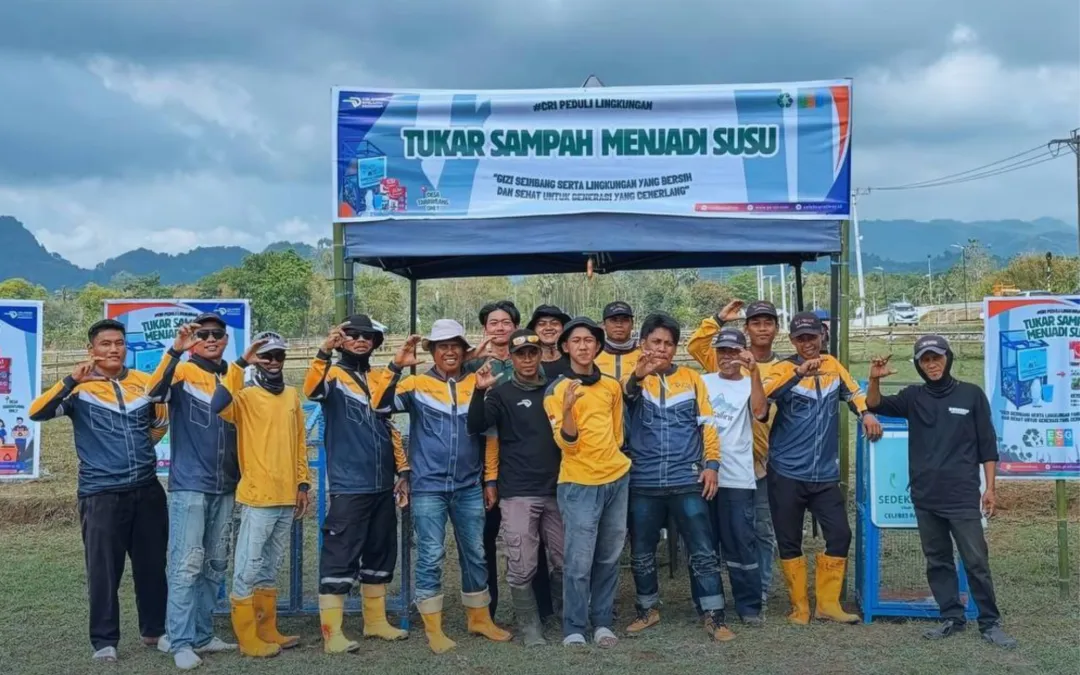 CRI Peduli Lingkungan dalam tema “Tukar Sampah Menjadi Susu”