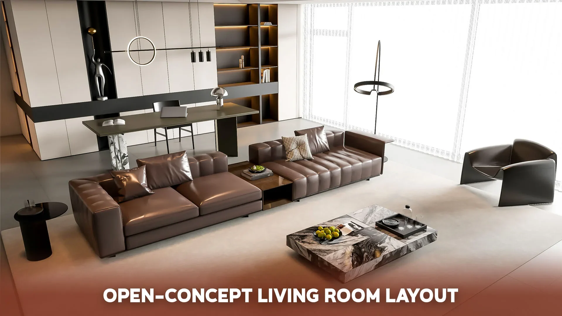 open-Concept Living Room Layout