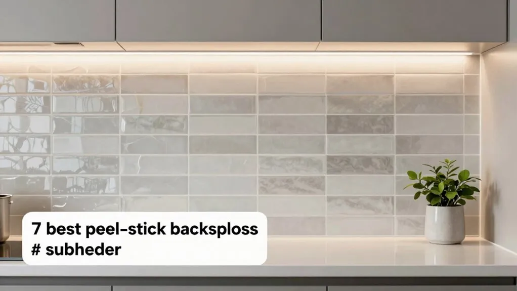 7 Best Peel-and-Stick Backsplash Tiles for a Quick, Stylish Kitchen Makeover