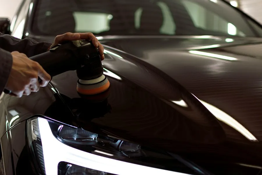 luxury car paint correction polishing