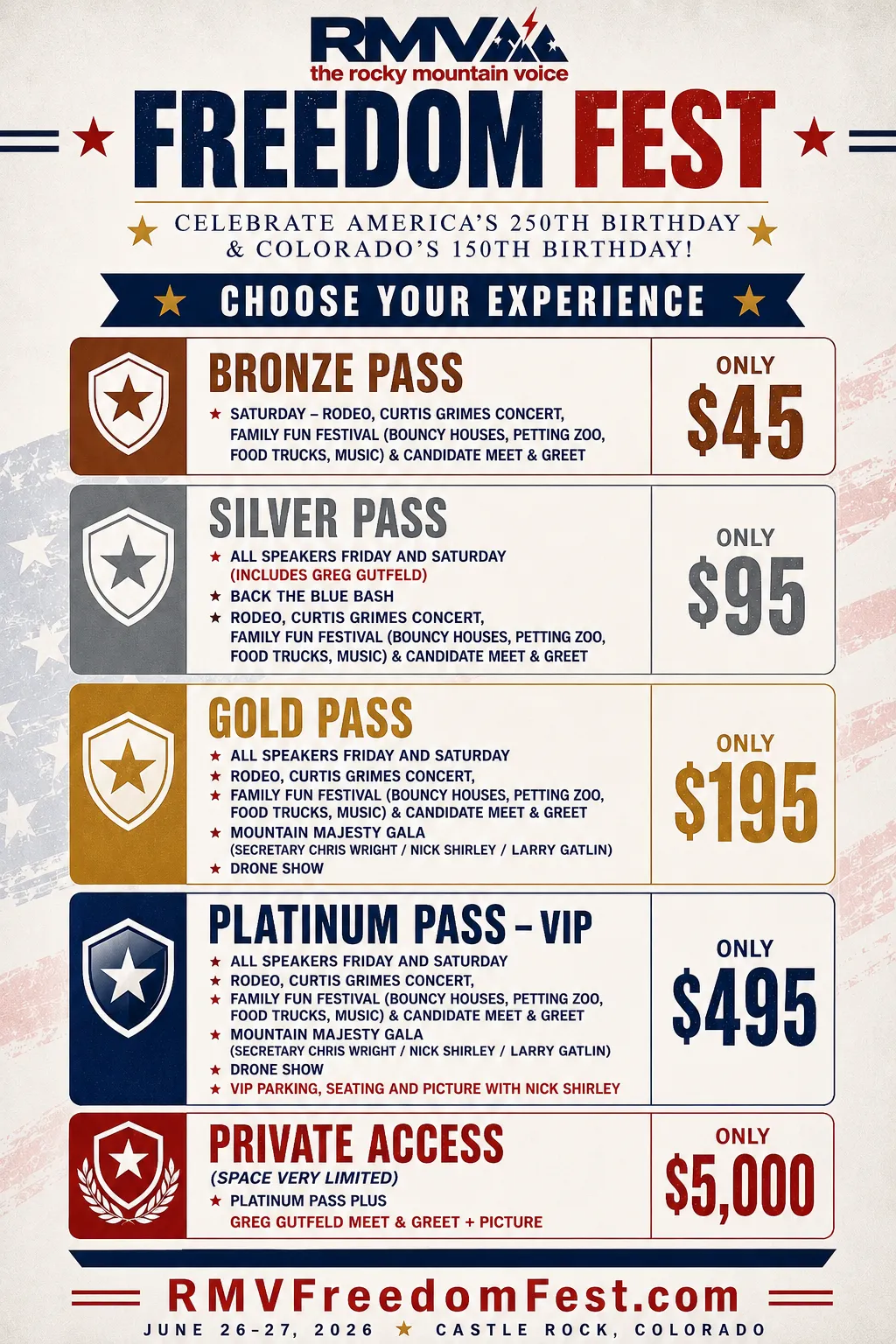 Choose Your Experience