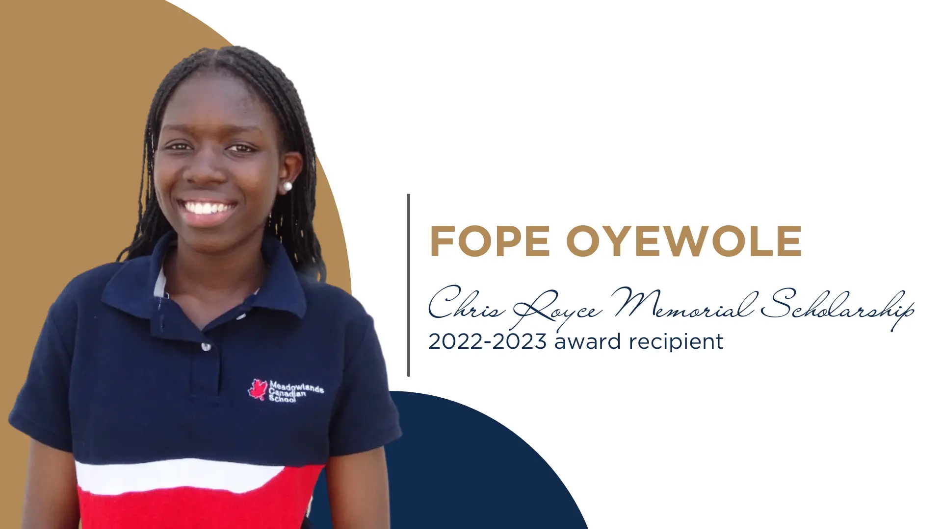 A future path: Driven Grade 12 student finds her footing in project management and supporting her local community
