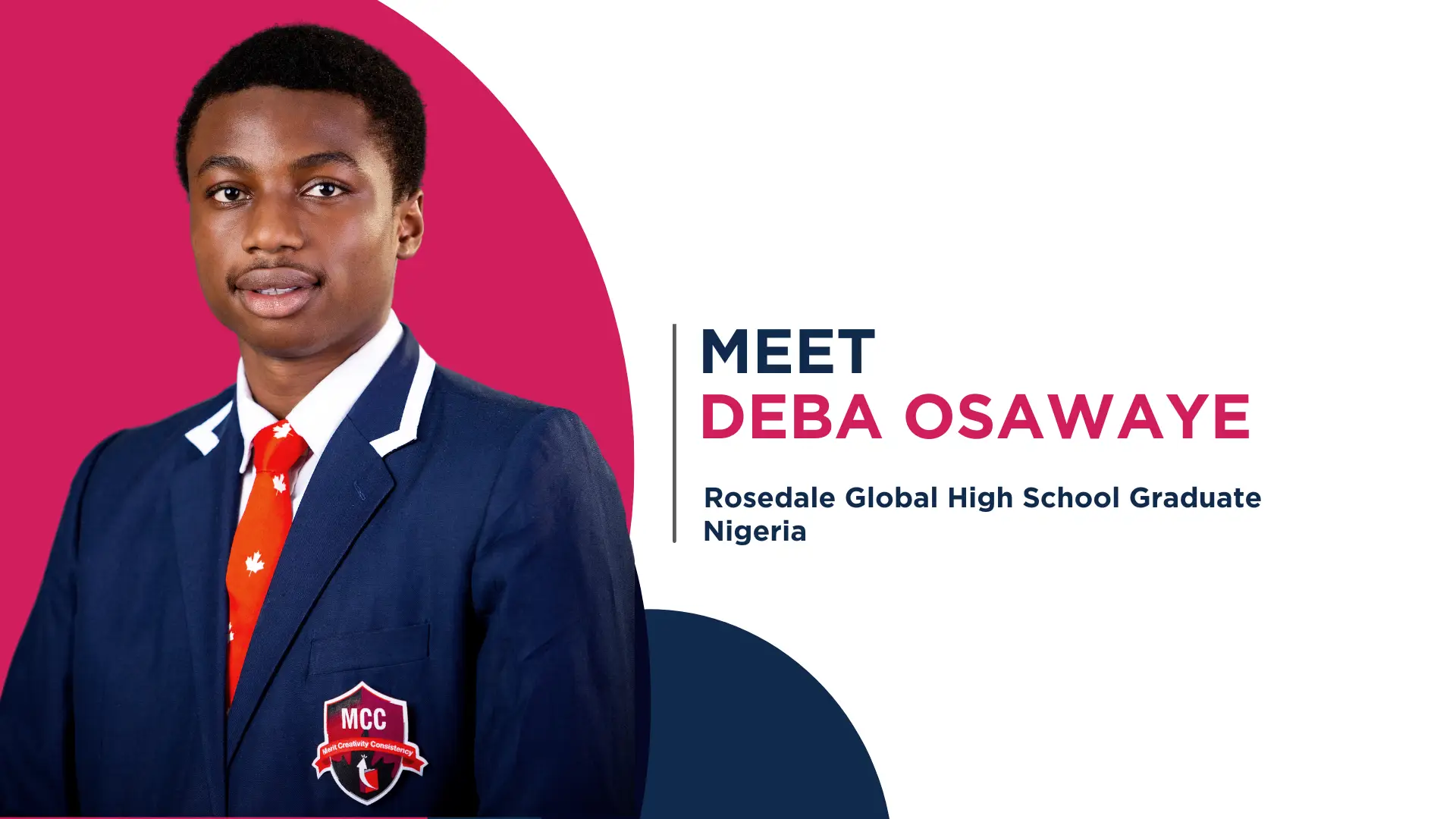 Maple Canadian College Scholarship winner leverages his Ontario Secondary School Diploma to gain acceptance to 12 elite global universities