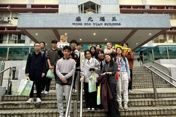 CUHK Visit Group Photo 2 Rosedale students visiting The Chinese University of Hong Kong
