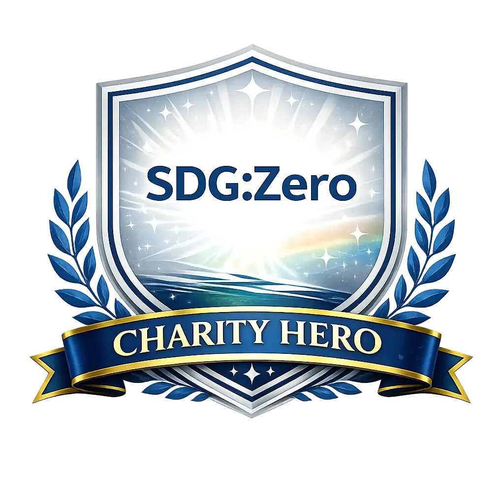 Charity Hero - Recognised SDG:Zero Charity Hero Charity Hero Badge