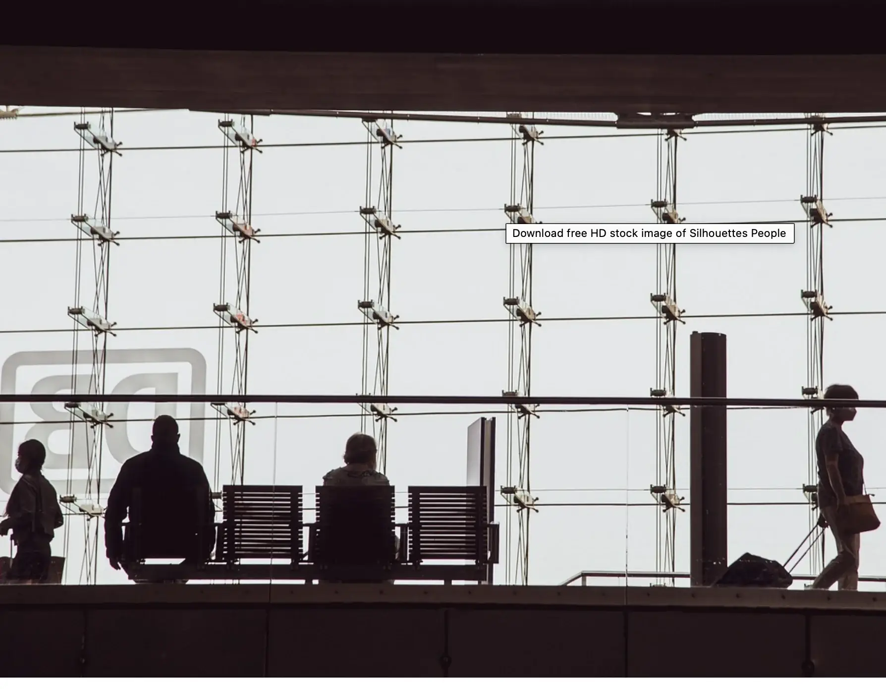 banking scene silhouette