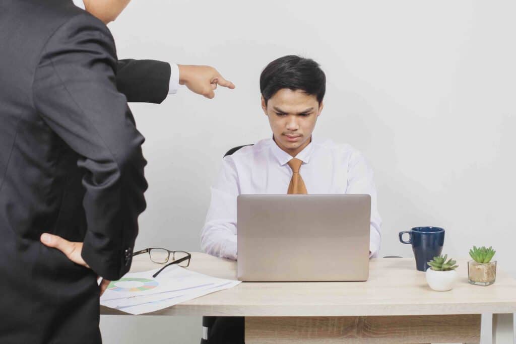 Manager en colère : échec et reproche, droit à l'erreur