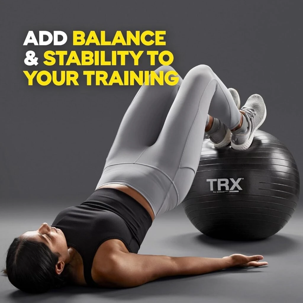 TRX Training Stability Ball, Balance Ball for Exercise, Workout Ball for Improving Posture and Core Strength, Yoga Ball for Gym TRX Training Stability Ball, Balance Ball for Exercise, Workout Ball for Improving Posture and Core Strength, Yoga Ball for Gym
