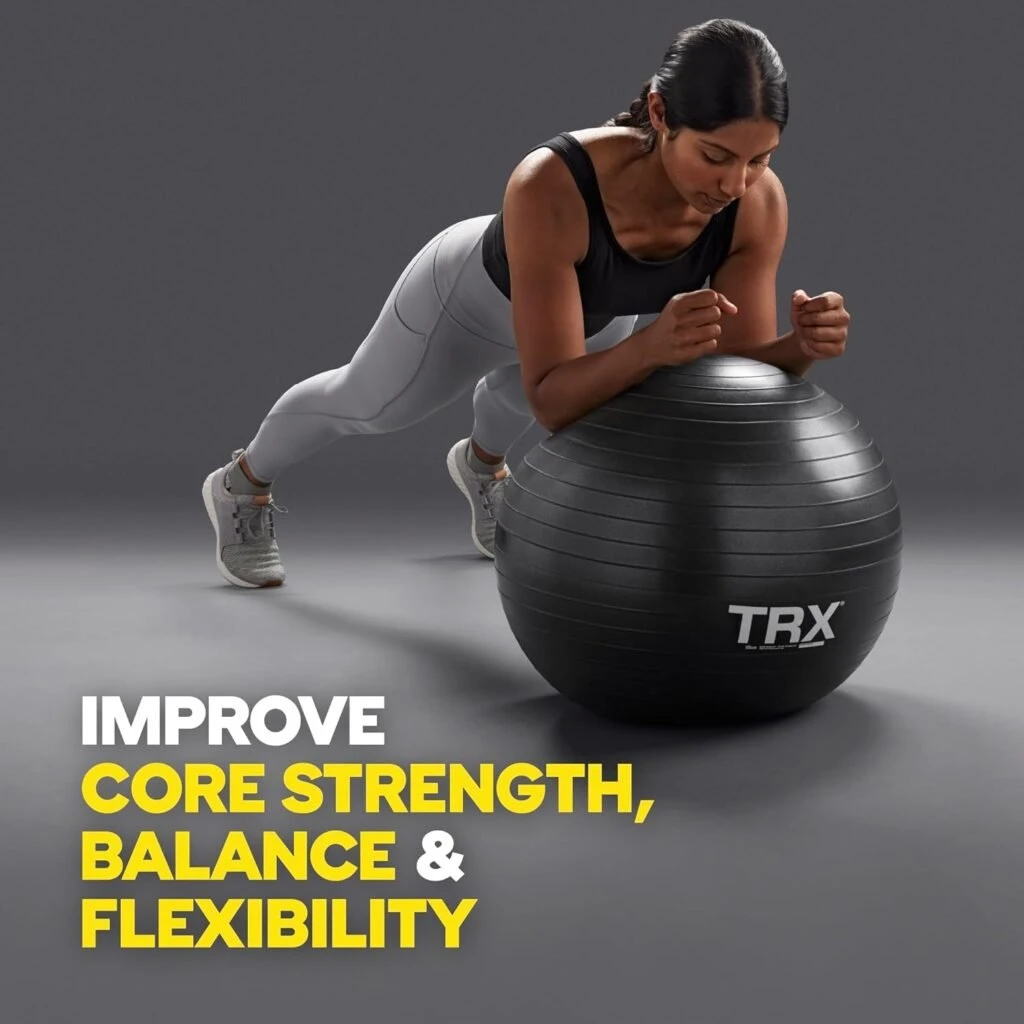TRX Training Stability Ball, Balance Ball for Exercise, Workout Ball for Improving Posture and Core Strength, Yoga Ball for Gym TRX Training Stability Ball, Balance Ball for Exercise, Workout Ball for Improving Posture and Core Strength, Yoga Ball for Gym