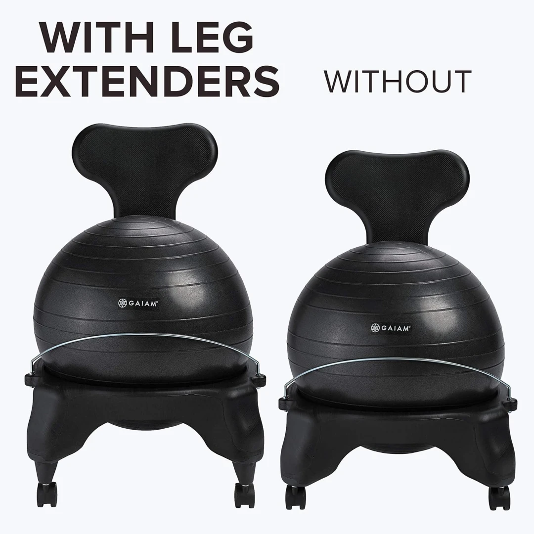 Gaiam Classic Balance Ball Chair Leg Extenders Review gaiam-classic-balance-ball-chair-leg-extenders-only-compatible-with-classic-chair-classic-backless-chair-1-ea-4