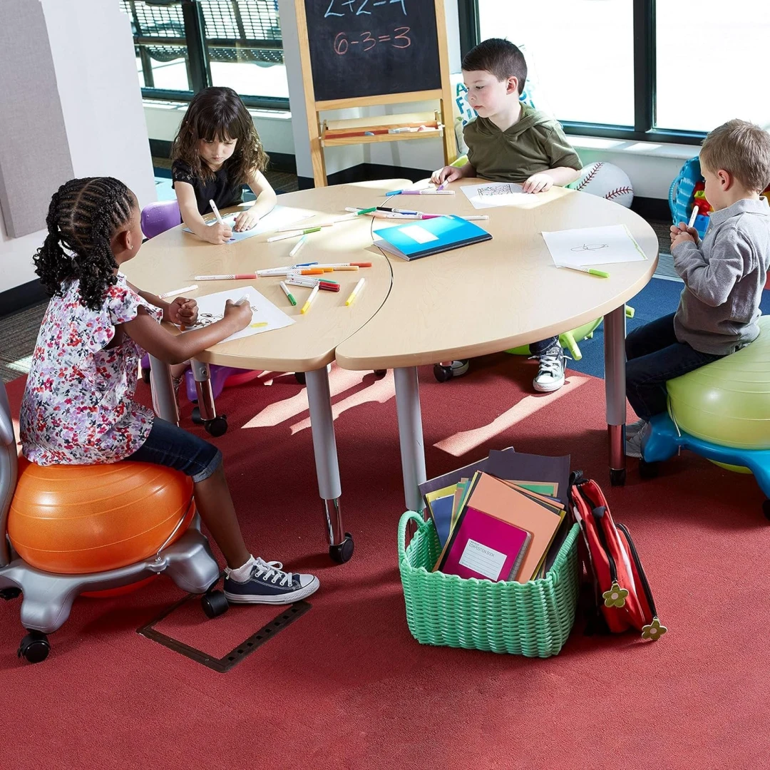 Gaiam Kids Balance Ball Chair Review gaiam-kids-balance-ball-chair-classic-childrens-stability-ball-chair-alternative-school-classroom-flexible-desk-seating-1-4