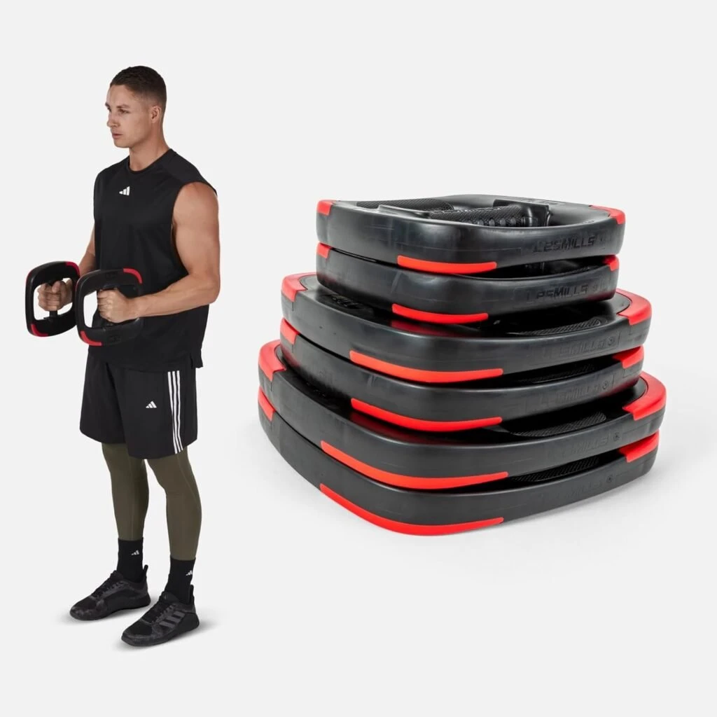 Les Mills™ Exercise Set of 6 Weight Plates for Total Body Workouts, 31.2 lbs Total Les Mills™ Exercise Set of 6 Weight Plates for Total Body Workouts, 31.2 lbs Total