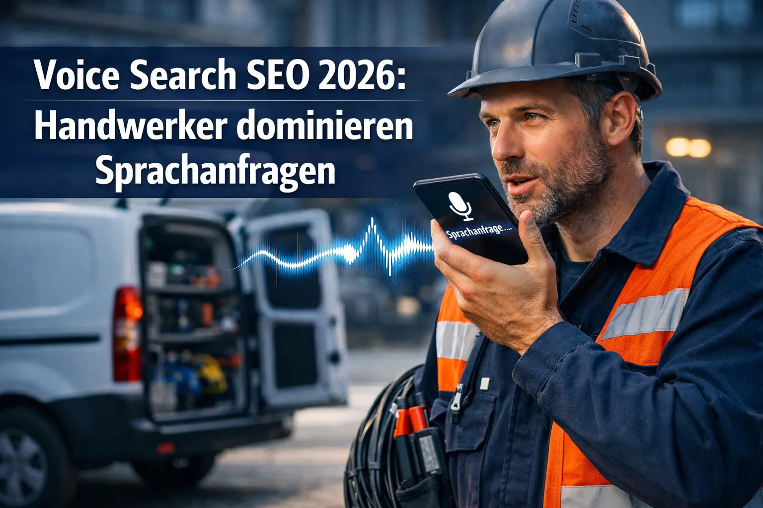 Voice Search SEO 2026: Wie Handwerker bei Sprachsuchanfragen wie 'Elektriker in der Nรคhe' dominieren