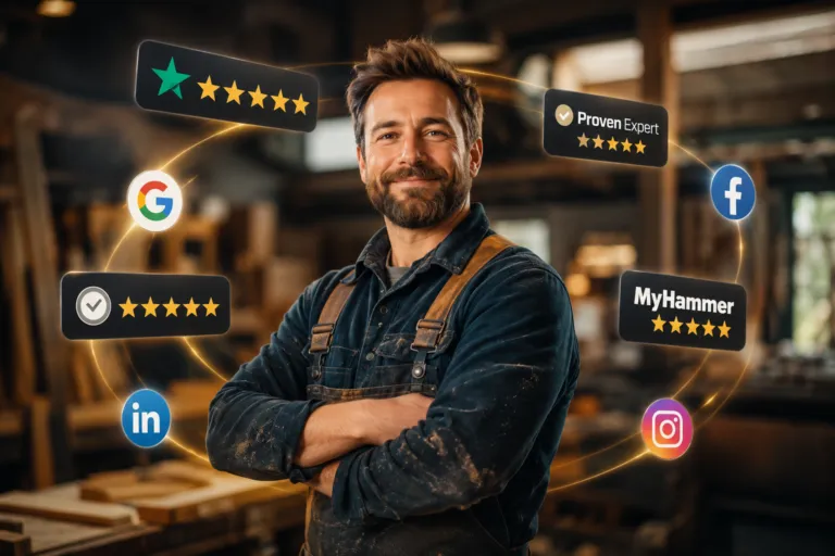 Bewertungen für Handwerker systematisch aufbauen: Review-Management jenseits von Google