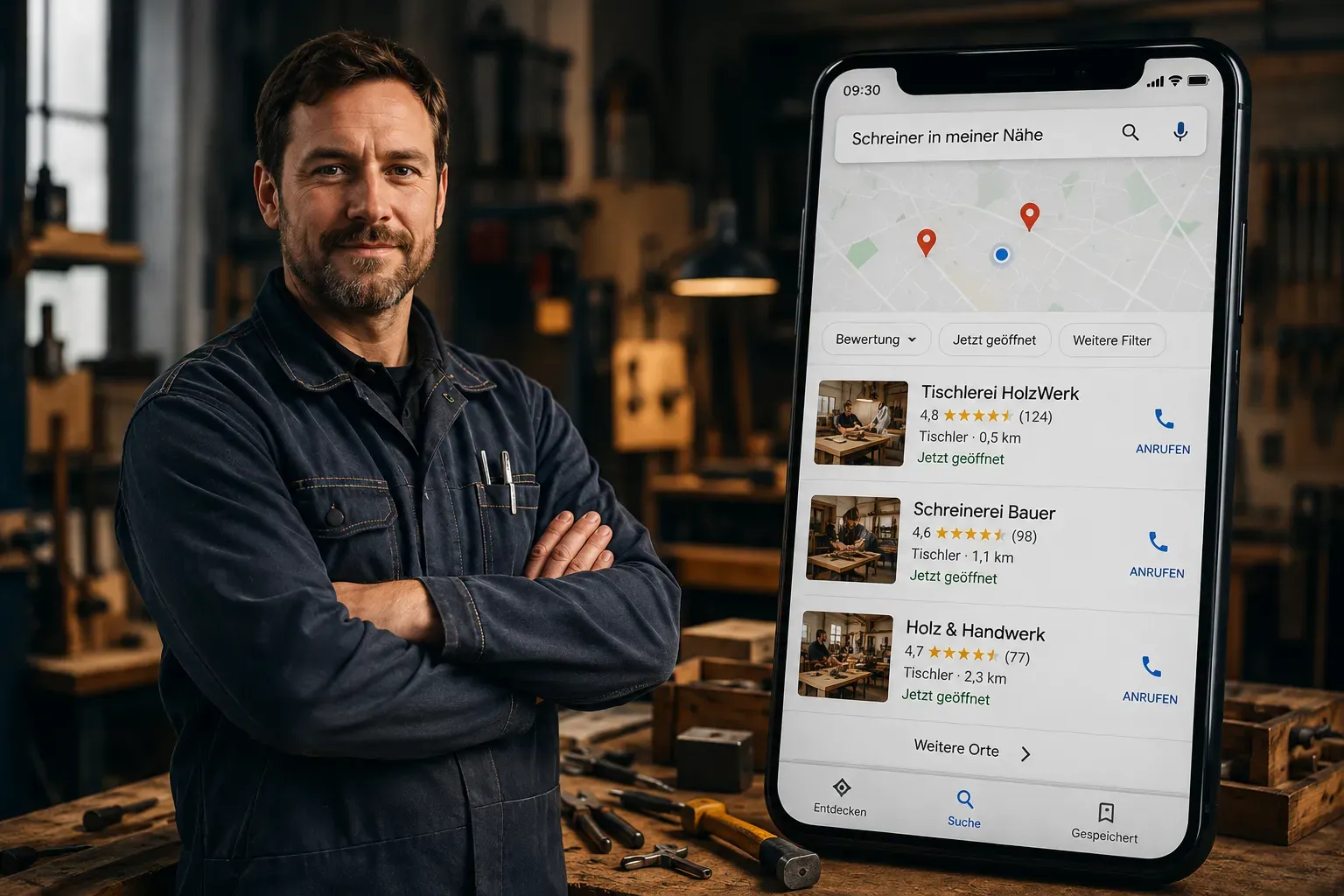 Konkurrenzanalyse für Handwerker: So überholst du lokale Mitbewerber in Google und im Map Pack