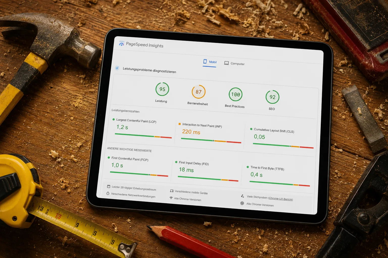Verlieren langsame Handwerker-Websites Kunden, bevor diese anrufen?