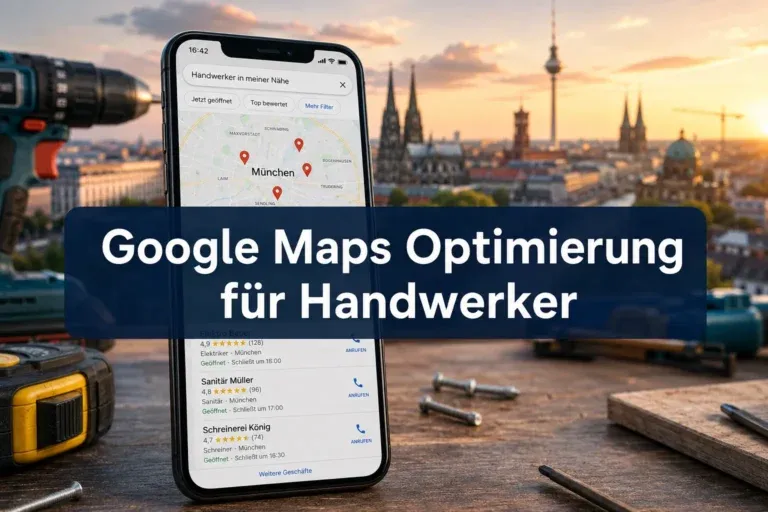 Google Maps Optimierung für Handwerker 2026: Mit Relevanz, Distanz und Bekanntheit ins 3er-Pack