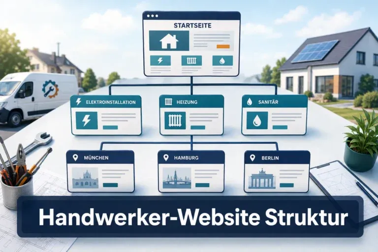 Handwerker-Website Struktur: So bauen Sie eine SEO-taugliche Navigationsarchitektur für Leistungen und Regionen