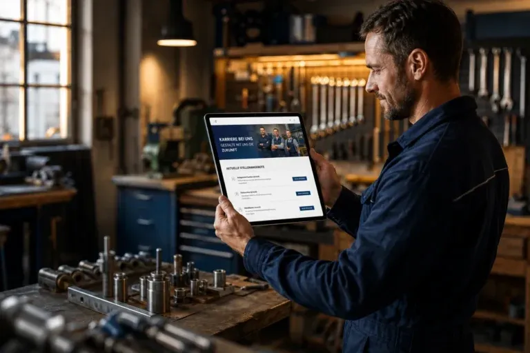 Karriereseiten für Handwerksbetriebe: Recruiting-SEO gegen Fachkräftemangel