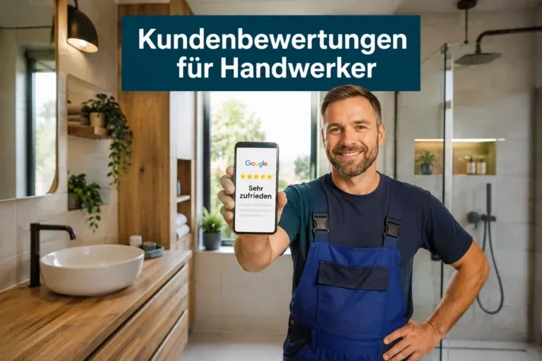 Kundenbewertungen für Handwerker: So nutzen Sie Google Reviews und Portale als Ranking- und Vertrauensbooster