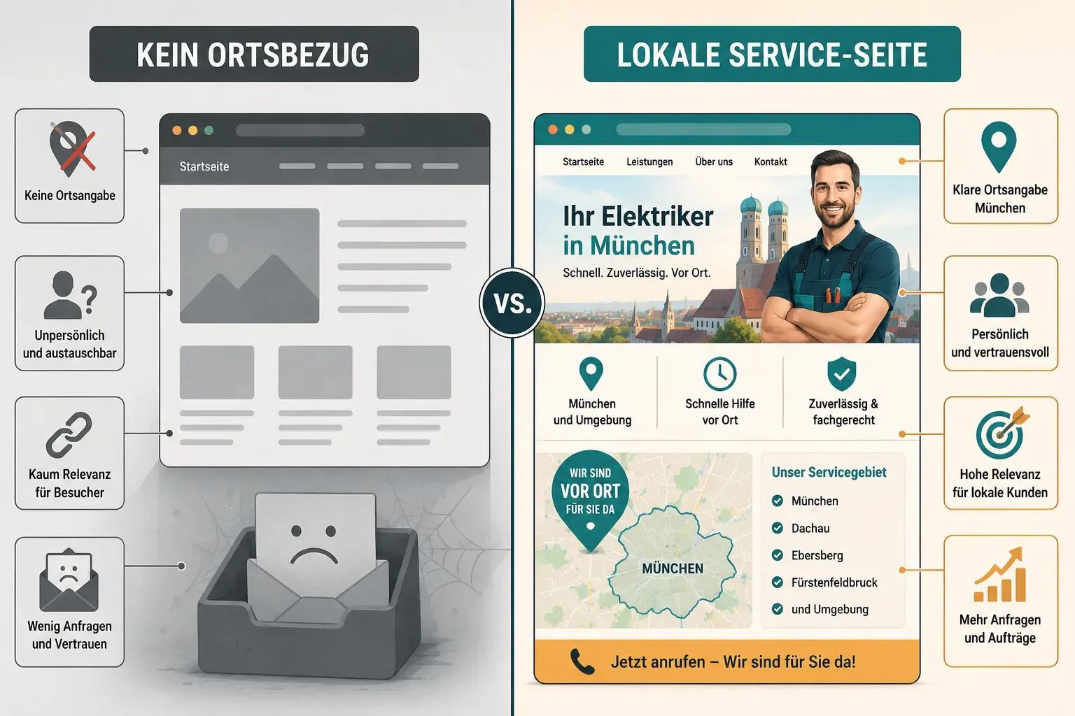 Stadtname oder Stadtteil: Was soll ich als Keyword nutzen?
