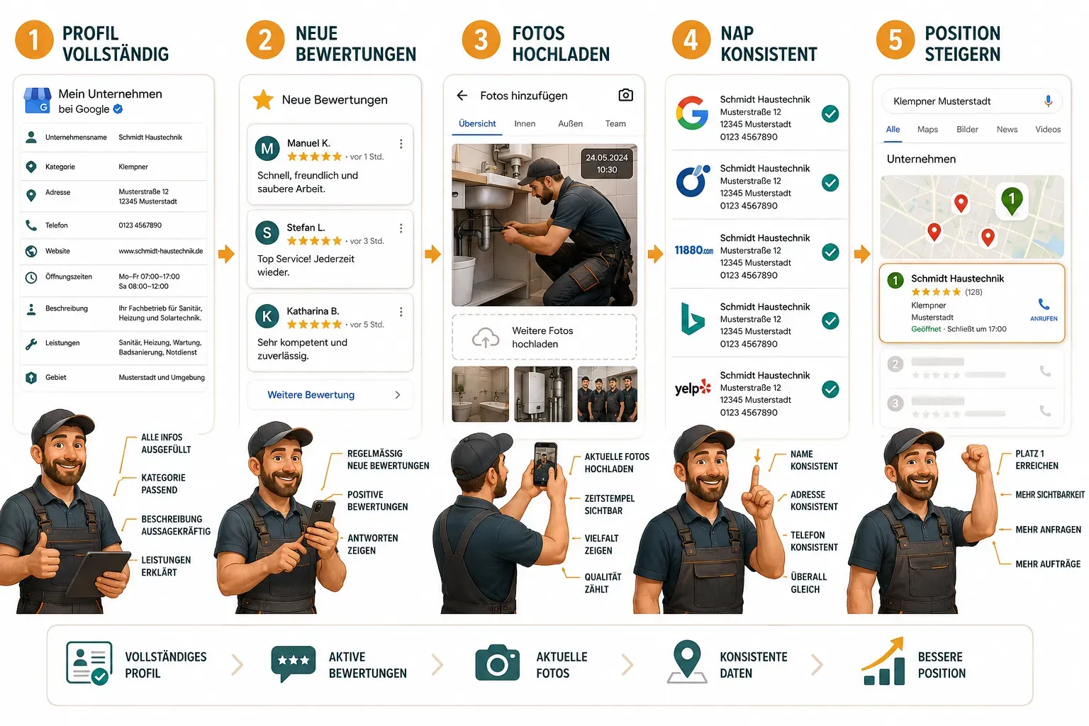 Wie optimiert man das Google-Unternehmensprofil für mehr Local Pack Sichtbarkeit?