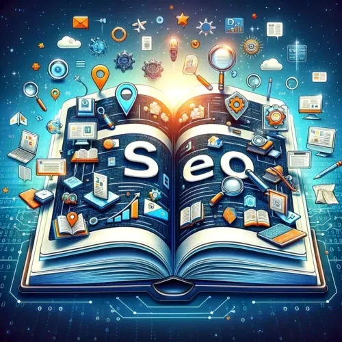 illustration of an seo glossary