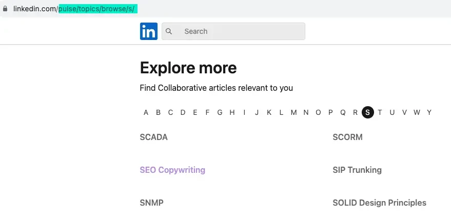 A LinkedIn AI algorithm showcasing content recommendations.
