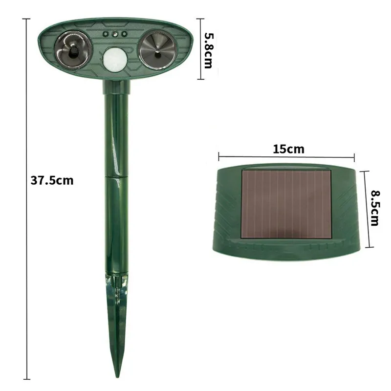 Solar Bird Repeller Ultrasonic Animal Repeller Outdoor Cat Repellent Dog Deterrent with LED Flashing Light Solar Animal Repeller Solar Bird Repeller Ultrasonic Animal Repeller Outdoor Cat Repellent Dog Deterrent with LED Flashing Light Solar Animal Repeller