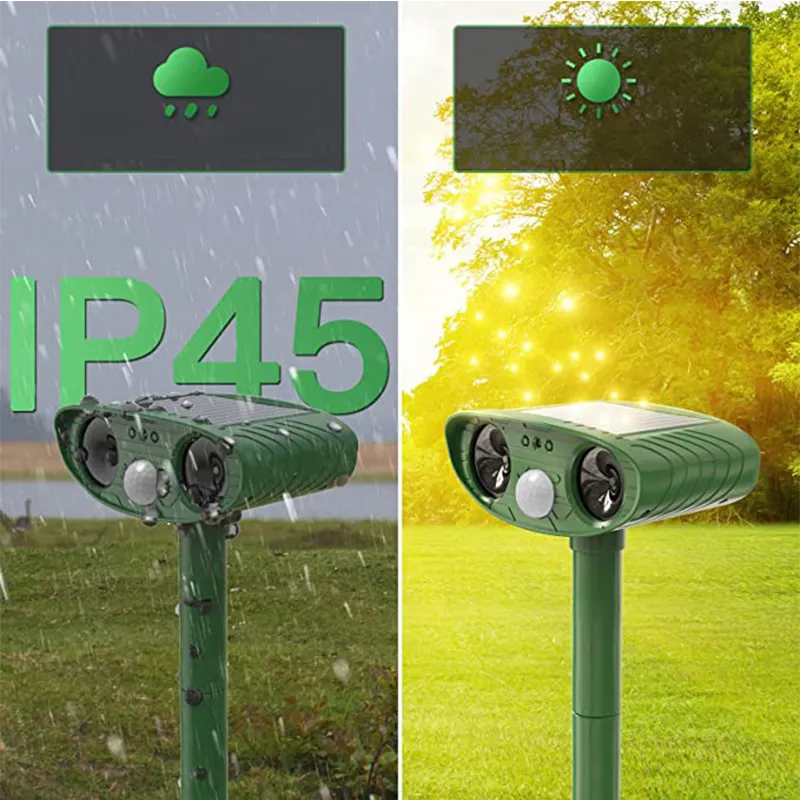 Solar Bird Repeller Ultrasonic Animal Repeller Outdoor Cat Repellent Dog Deterrent with LED Flashing Light Solar Animal Repeller Solar Bird Repeller Ultrasonic Animal Repeller Outdoor Cat Repellent Dog Deterrent with LED Flashing Light Solar Animal Repeller