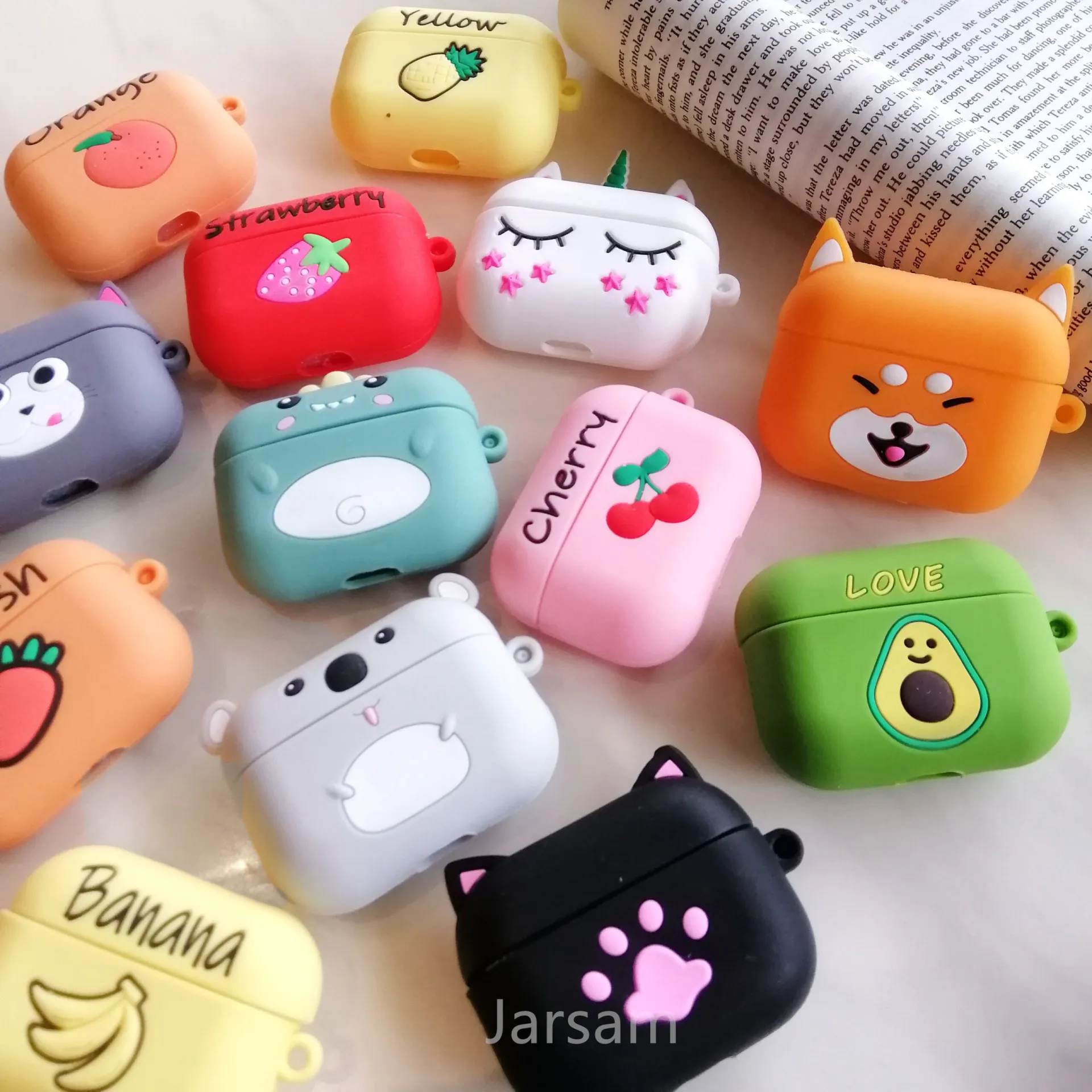 ⁦כיסוי לאוזניות איירפודס פרו Apple Airpods Pro – במבחר דגמים מדליקים⁩ – תמונה ⁦5⁩