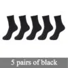 5 Pair Black