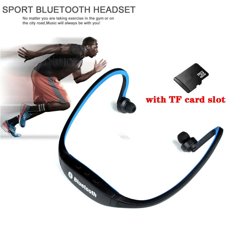 ⁦אוזניות ספורט Bluetooth בעלות מיקרופון מובנה ותמיכה בכרטיס זיכרון!⁩ – תמונה ⁦2⁩
