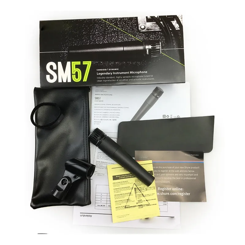 ⁦מיקרופון דינמי מקצועי SHURE 57 דגם סיני⁩ – תמונה ⁦7⁩