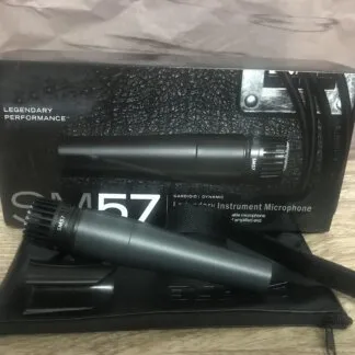 2 יחידות מיקרופון דינמי מקצועי SHURE 57 דגם סיני