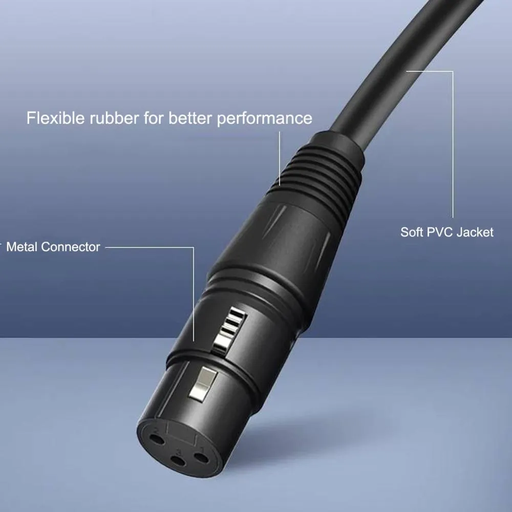 כבל XLR מקצועי מבית Bochara – תמונה 5