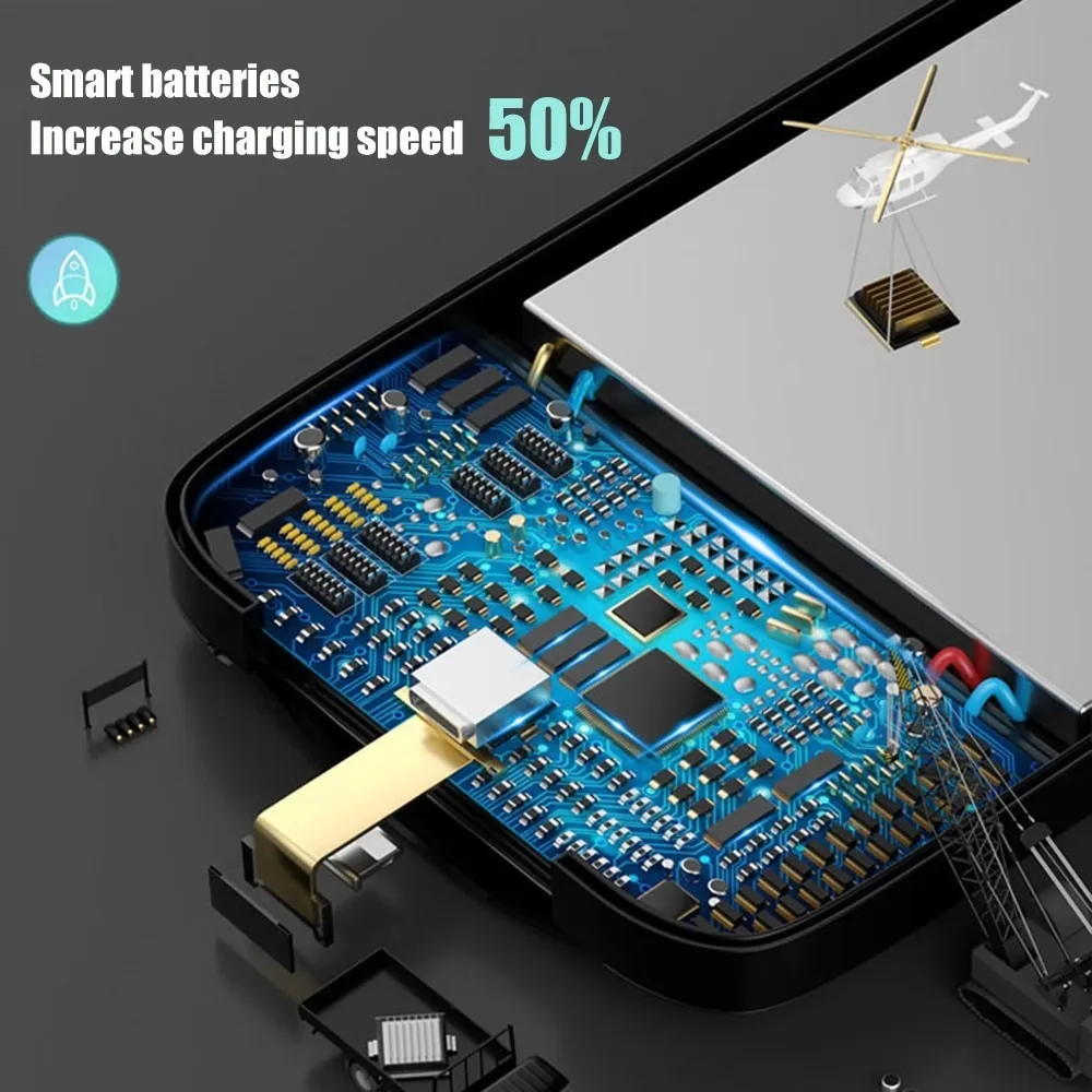 ⁦כיסוי מטען לאייפון 6/6S PLUS בקיבולת עוצמתית של 5200mAh⁩ – תמונה ⁦4⁩
