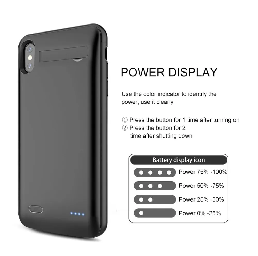 ⁦כיסוי מטען לאייפון 6/6S PLUS בקיבולת עוצמתית של 5200mAh⁩ – תמונה ⁦2⁩